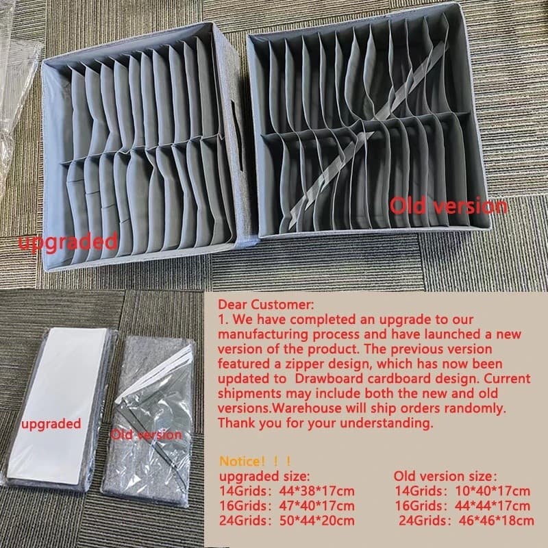 Wardrobe Clothes Storage Organizer Sweater T-Shirt Storage Box Thickened Pants Storage Box With PP Board Cabinet Foldabl