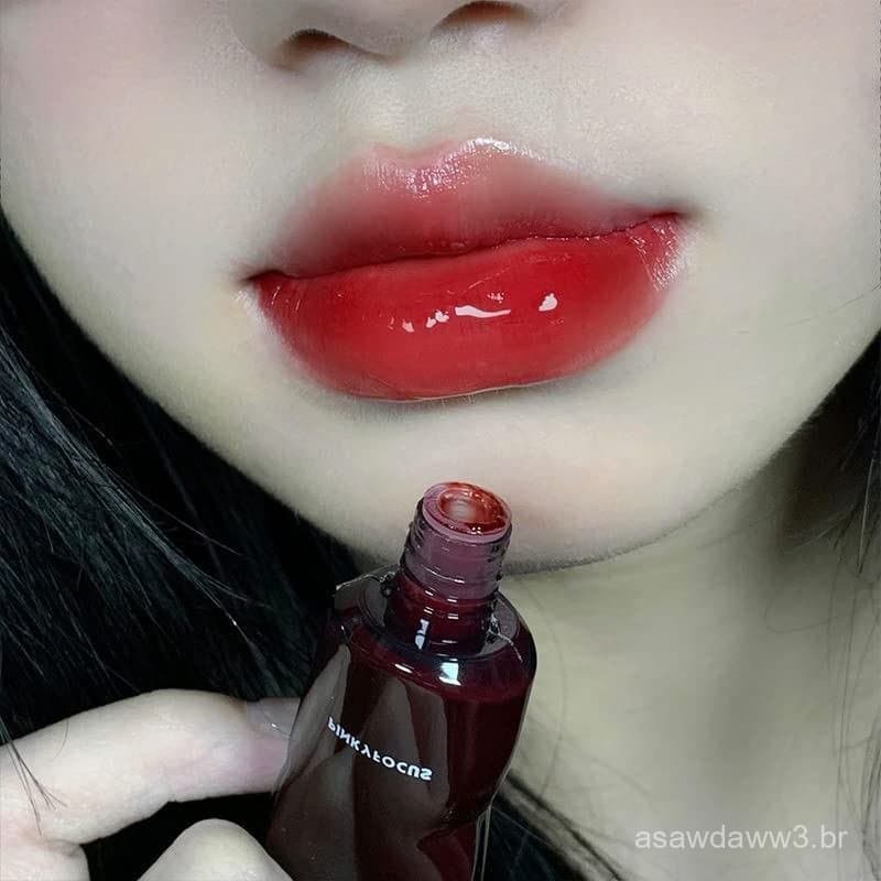 KWater Mirror Lip Glaze Brilho Labial Vermelho Brilhante de Alta Hidratação, Longa Duração e Não Adere ao Copo (06) #