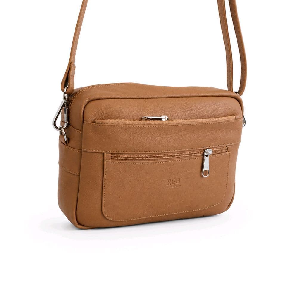 BOLSA DE COURO LEGITIMO ELEGANTE TRANSVERSAL DE OMBRO