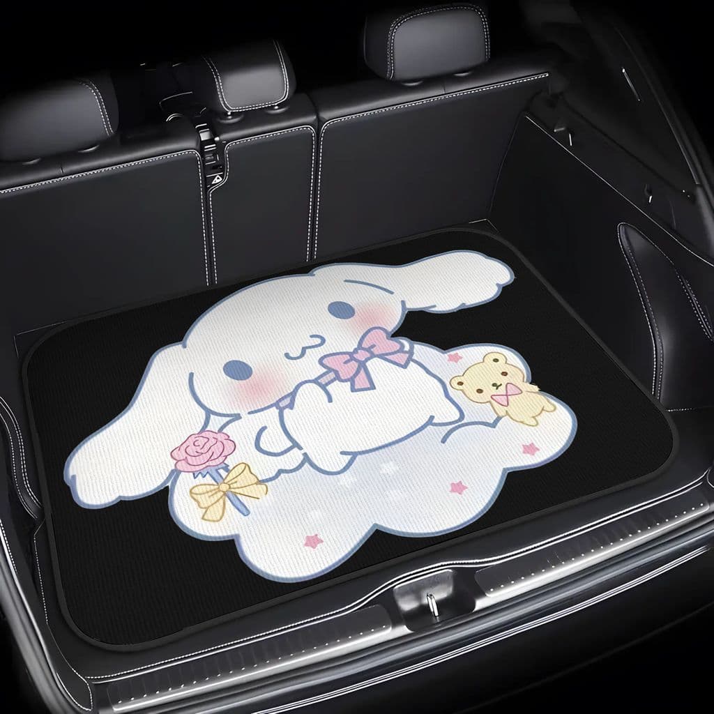 1 tapete de pés de carro de sorvete fofo Sanrio, tapete multifuncional, adequado para a maioria dos SUV e carros, usado