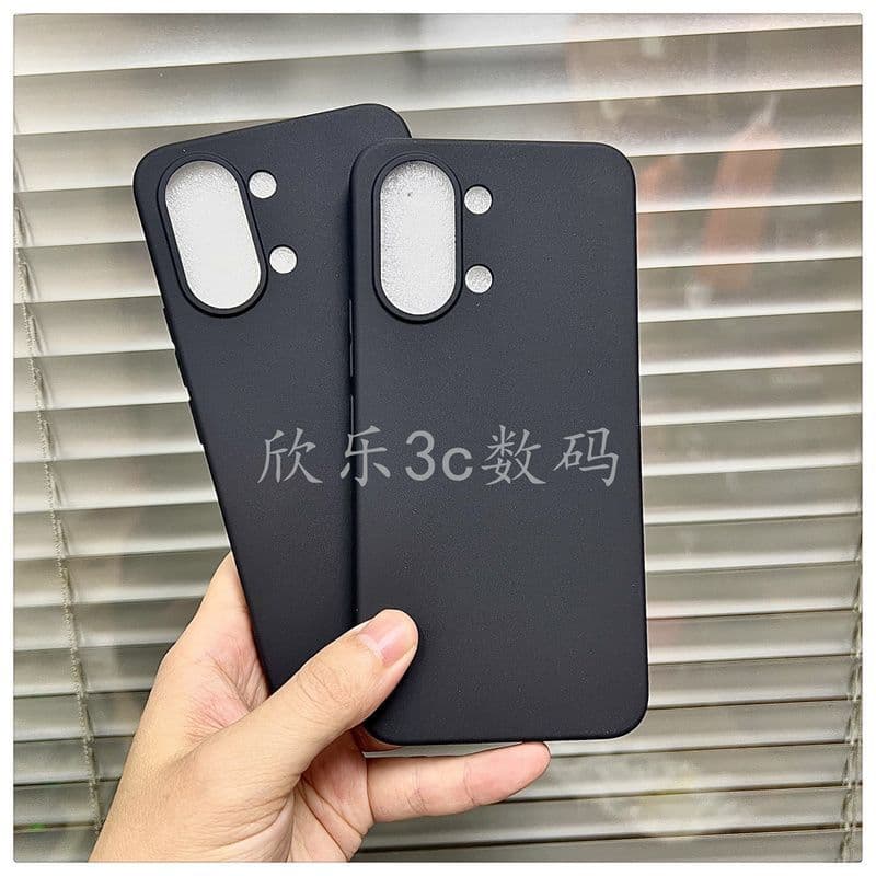 Capa para celular Redmi turbo5max, capa macia fosca com bordas retas e furos grandes, anti-queda.