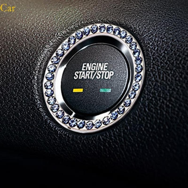 Decorações Anéis Ignição Veículos Destacáveis Para Carro Ajuste Diâmetro Interno Design À Prova Poeir