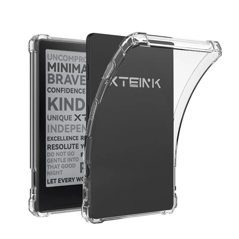 Capa Para XTEINK X4 4.3 "/X3 3.7 " Polegadas 2026 eBook TPU Transparente Macia Com Airbags XTEINKX4 XTEINKX3 Ultrafino À