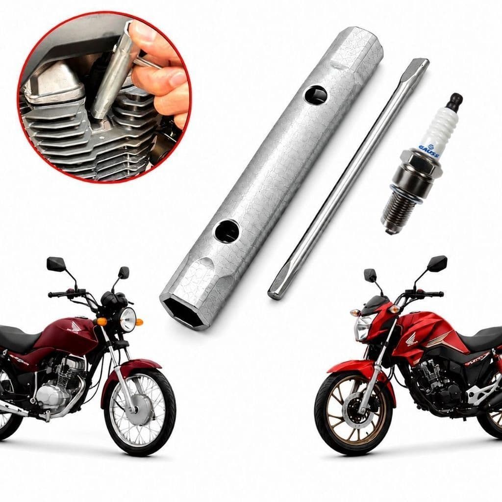 Chave de Vela Moto 14mm 16mm Honda CG 125 CG 160 Fan 125 Fan 160 Universal