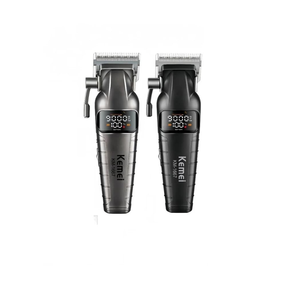 MAQUINA DE CORTAR CABELO PROFISSIONAL KEMEI KM 1667