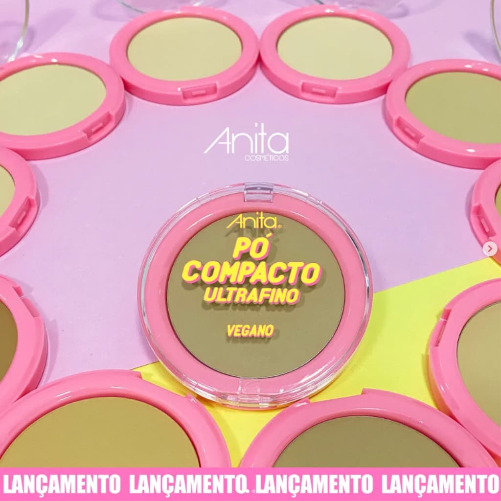 Pó Compacto Ultrafino Vegano Anita - Escolha o seu