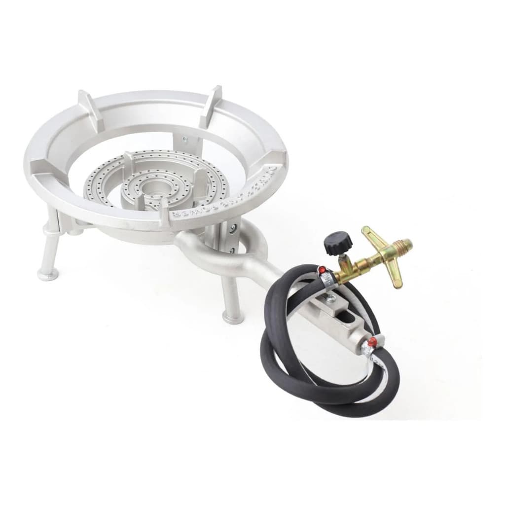 Fogareiro De Alumínio Fundido Tripé 15cm Fogão Alta Pressão