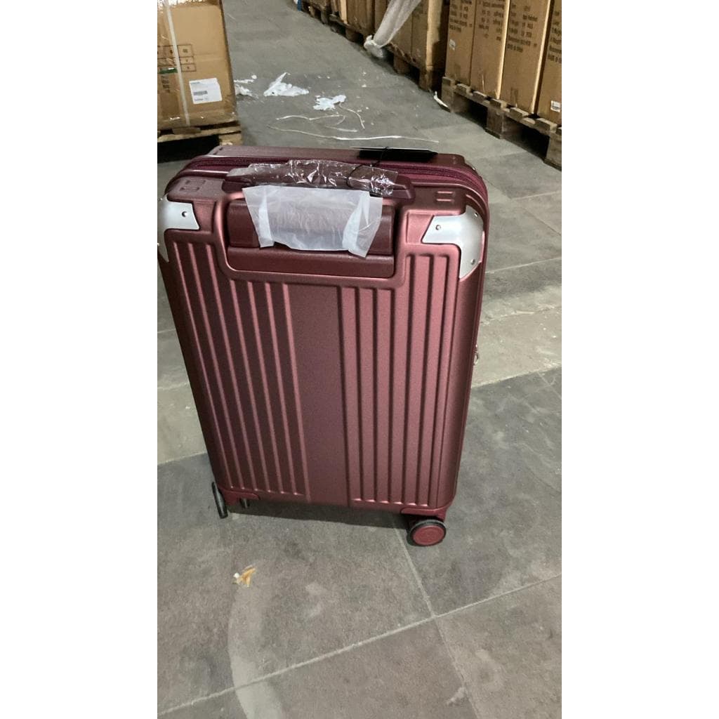MALA DE VIAGEM EXPANSÍVEL COM RODINHAS VINHO