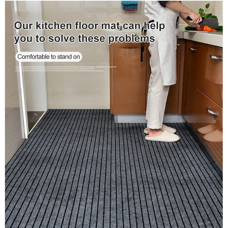 [Proteção Contra Óleo] Kitchen oil-proof and waterproof floor mats Porta/Interior/Antiderrapante