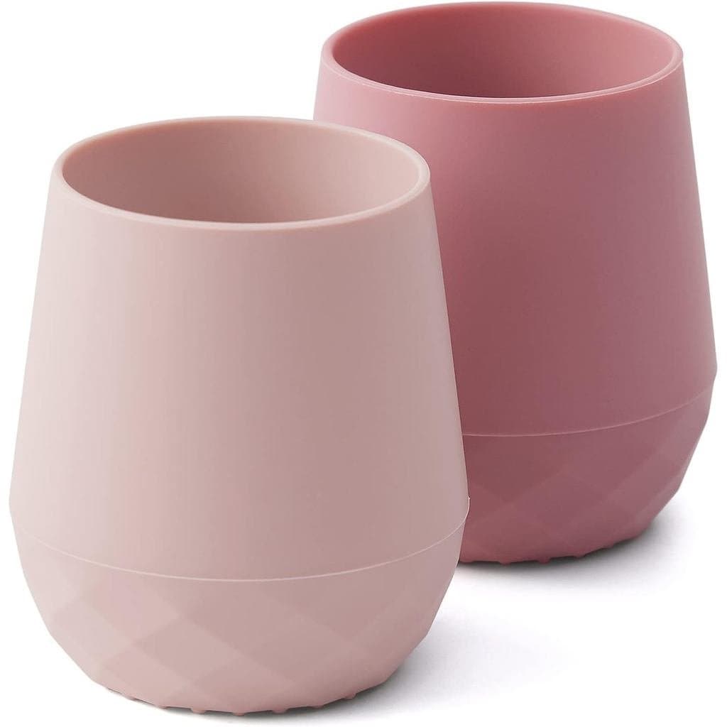 Copos de Silicone SAMiGO para Bebês de 6 a 12 Meses, Copos Pequenos Abertos para Treinamento e Bebida de Água, Supriment