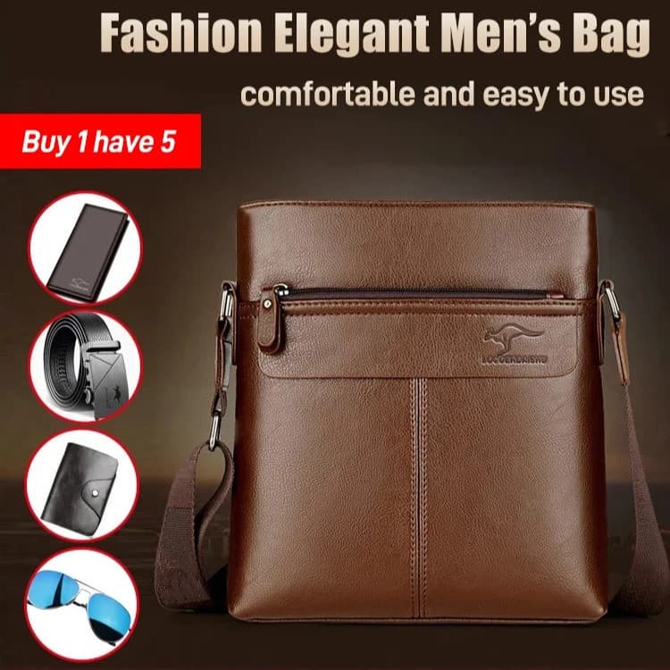 【Design Moderno】Bolsa de Ombro Masculina/Transversal/Viagem/Resistente