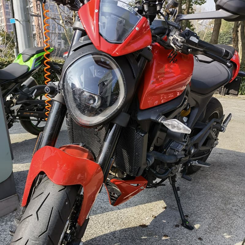 Para Ducati Monster 937 950 2021 2022 2023 2024 Pára-Brisas Defletor De Vento Escudo Tela Viseira Vidro Com Suporte