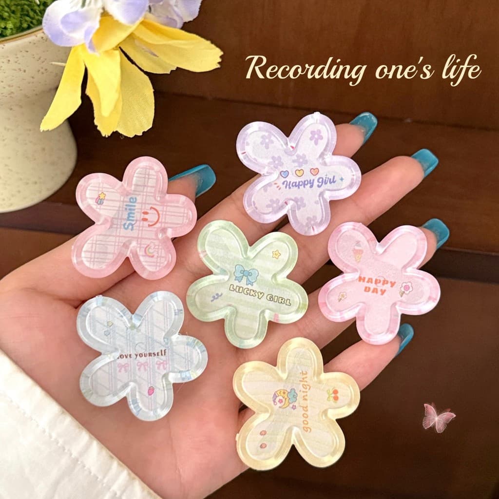 Primavera verão flor fresca quebrado grampo de cabelo bonito All-Match franja clipe menina coração decoração Duckbill cl