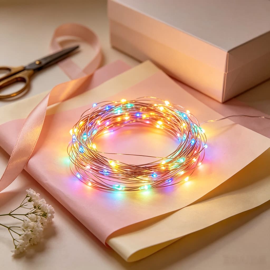 48 Pcs Fio Fada 2M Com Luzes Led Fada Para DecoraçãO De Casa E Natal Festa
