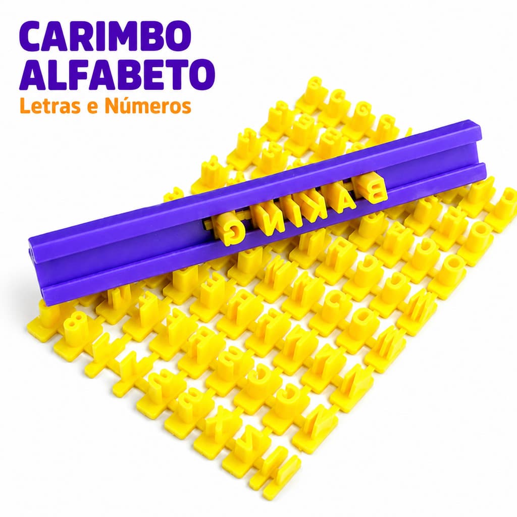 Carimbo Alfabeto Mini Marcador Letras Números Pasta Americana Confeiteiro Biscoitos