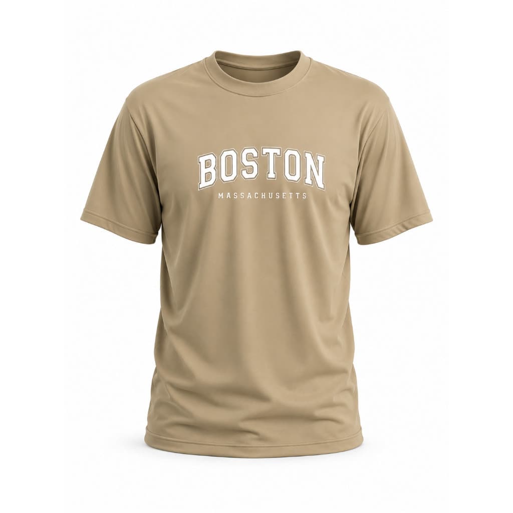 Camiseta Unissex Estampa Boston Exclusiva Confort Premium