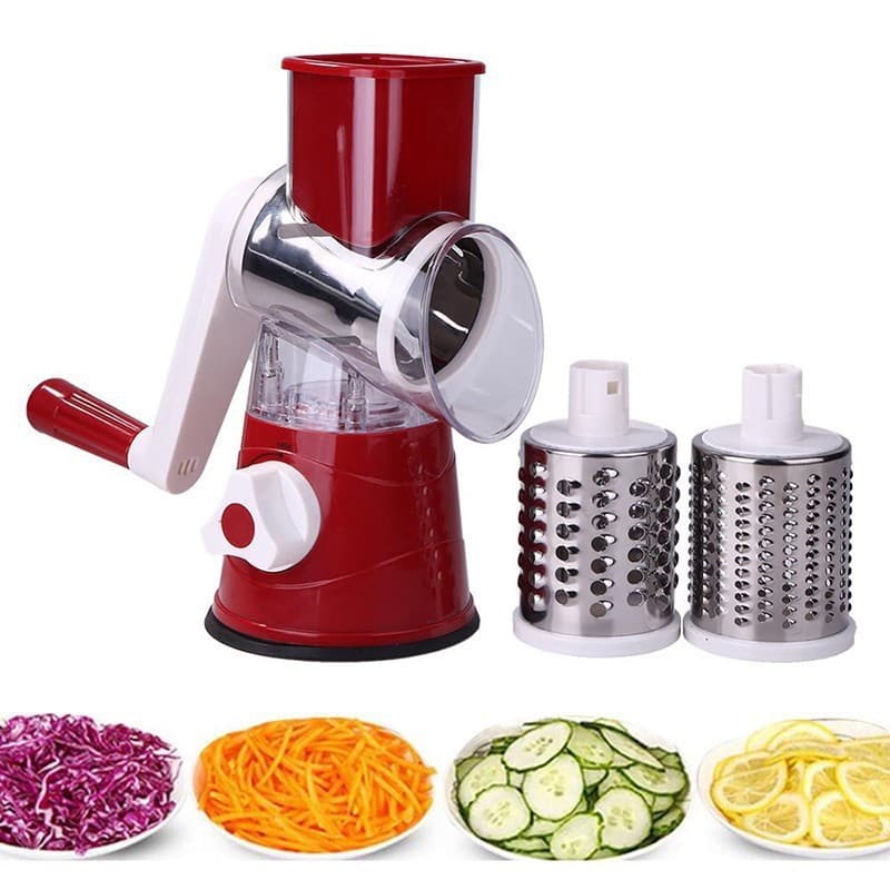 Cortador de Legumes Manual Multifuncional de 1ª Geração para Cozinha Doméstica, Fatiador de Legumes Portátil, Triturador