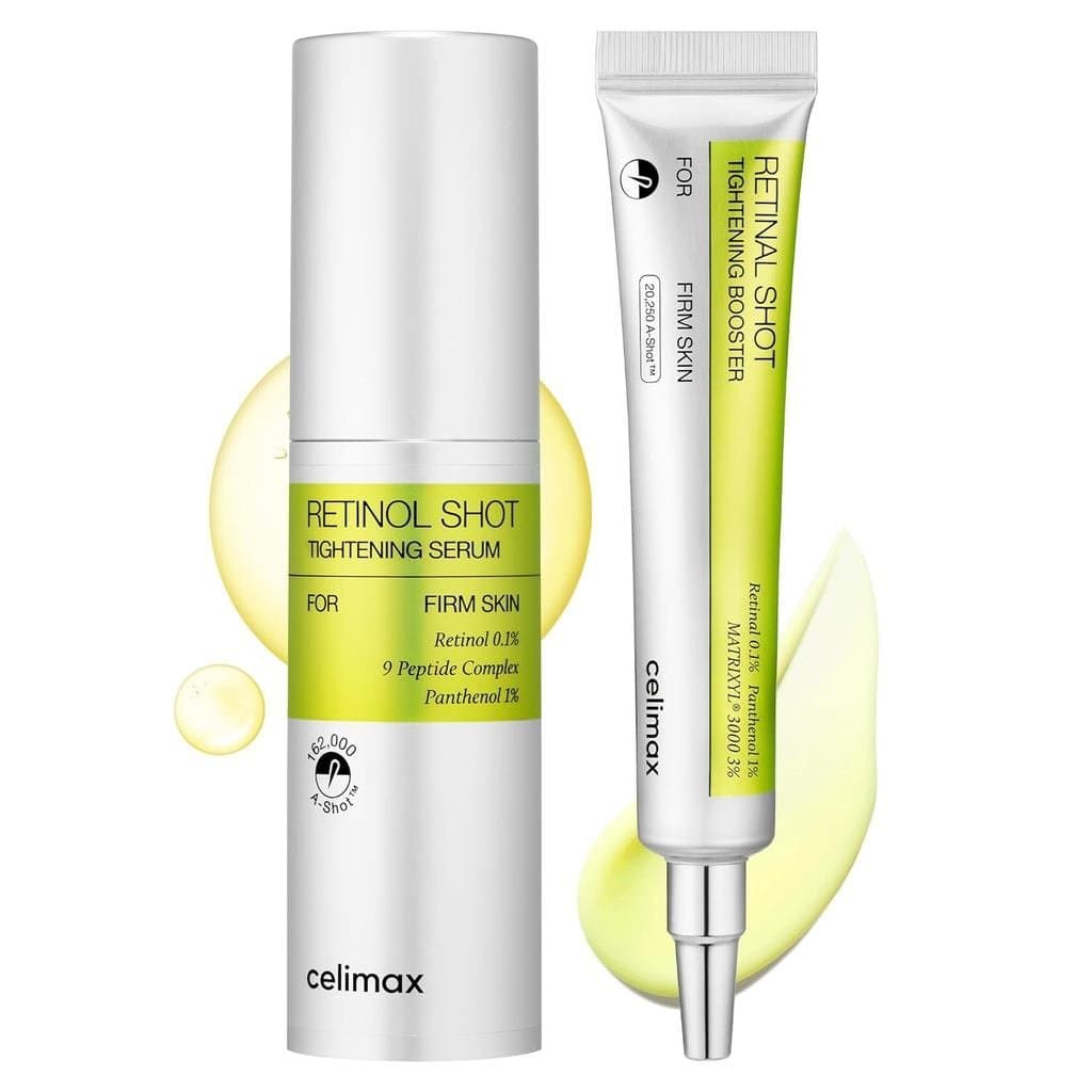 celimax Retinal Booster 15ml + Sérum de Retinol 30ml, Conjunto de Presente Anti-envelhecimento 5R04
