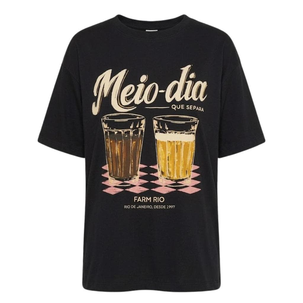 T-shirt Farm Rio Média Meio Dia