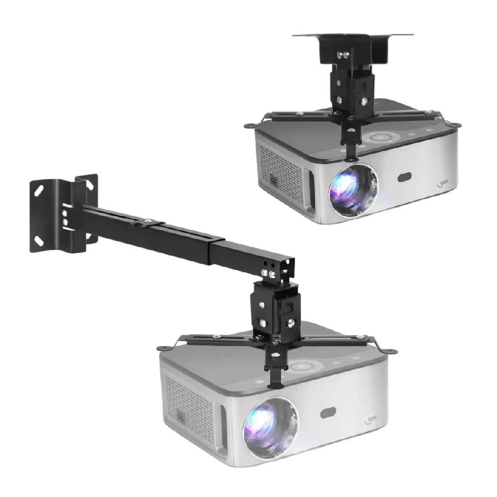 Suporte Universal Projetor Multimídia De Garra Teto E Parede
