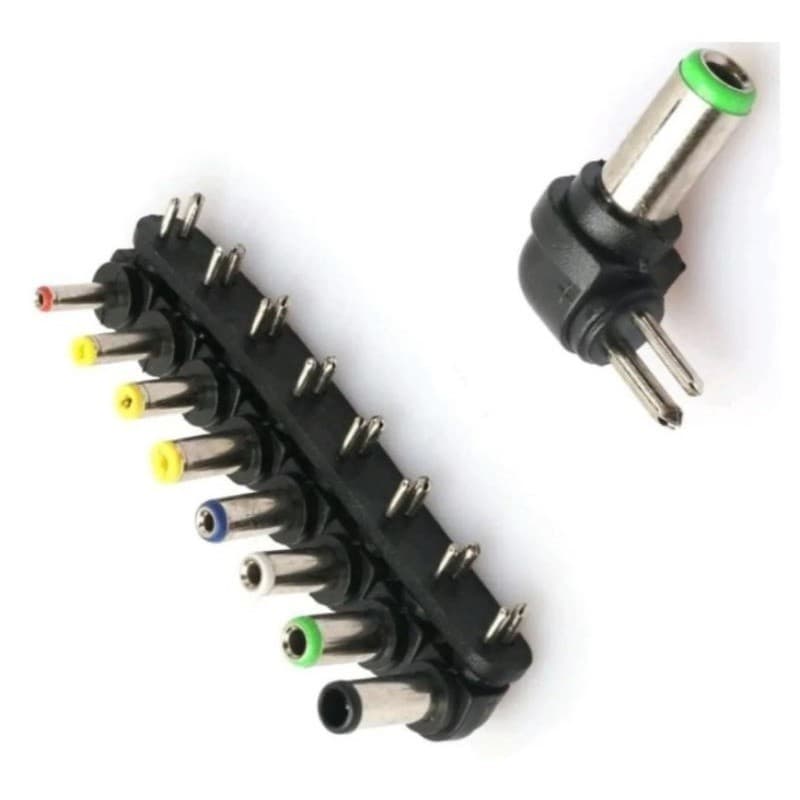 Kit 8 Plugs Conjunto de Pinos conectores Reposição para Fonte Universal de notebook Novo