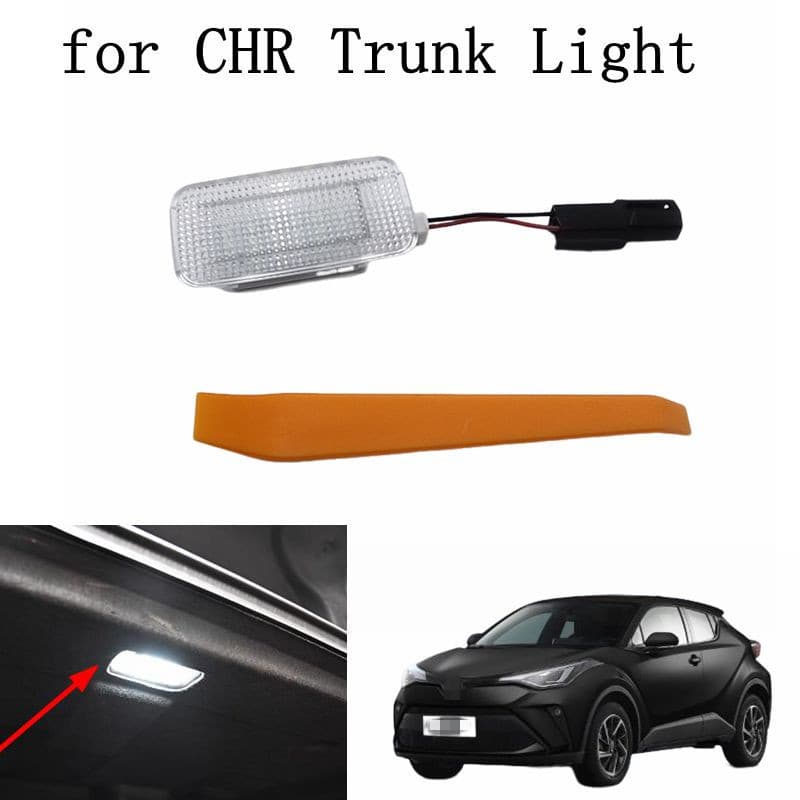 1 Pçs Para Toyota CHR 2016-2023 Carro Led Traseiro Tronco Lâmpada Compartimento De Bagagem Luz Interior Carga Elevador P