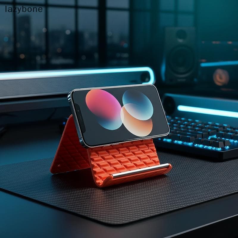 Suporte De Telefone De Silicone Flexível Mesa Dobrável Acessório De Viagem