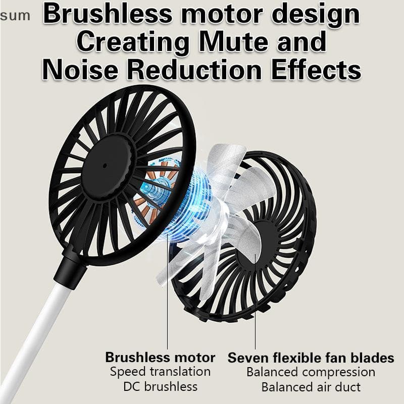 [sum] Ventilador Usb Pequeno Plugue Reto Silencioso Mesa De Escritório Suporte E Portátil BR
