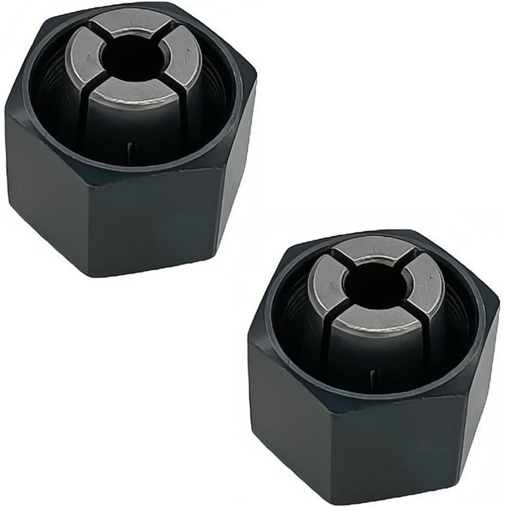 Substituição de Pinça e Porca de 1/4 de Polegada (6,35mm) (Pacote com 2) - Compatível com Bosch 2610906283 Hitachi 323-2