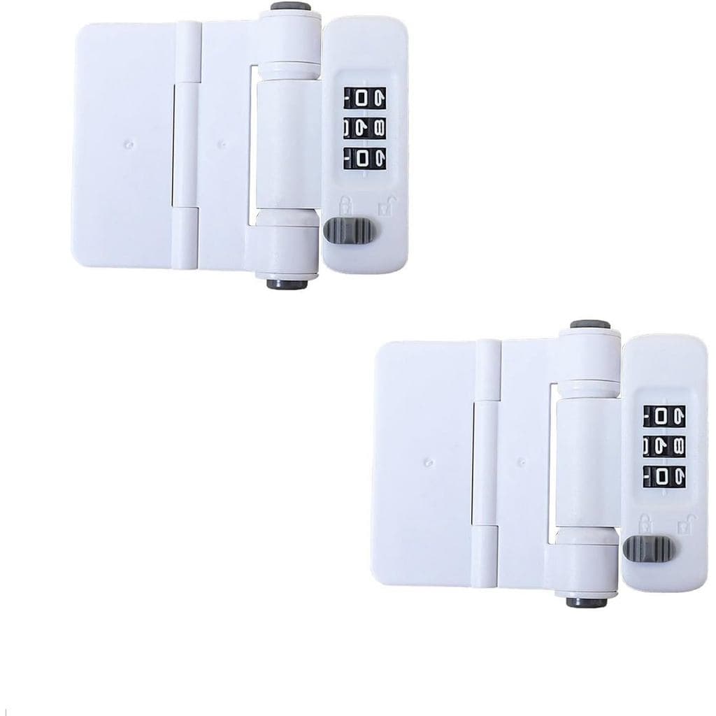 Trava para Refrigerador - Pacote com 2 Travas para Armários e Gavetas de Refrigerador, Travas de Combinação para Armário