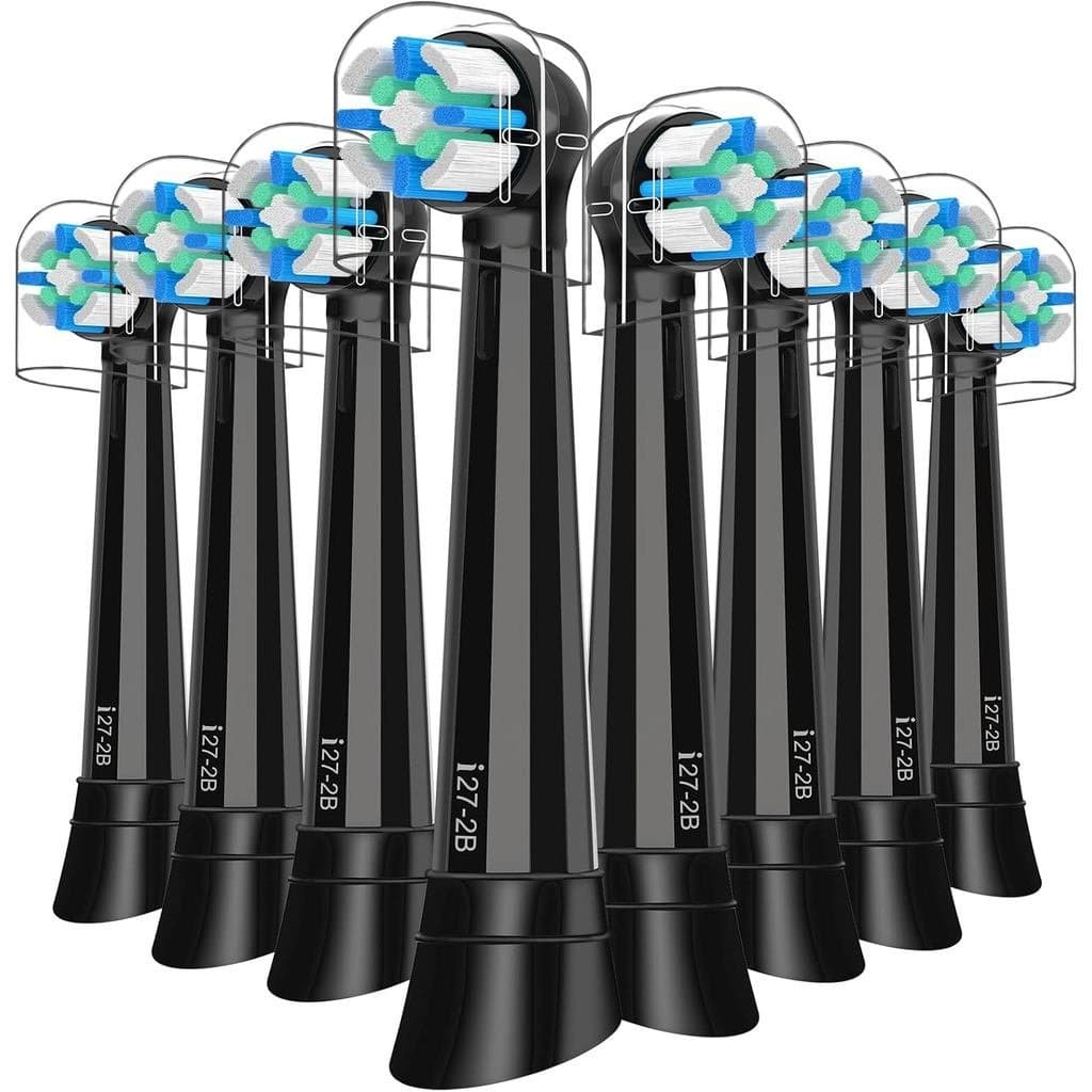 Cabeças de Substituição Compatíveis com Escovas de Dente Elétricas Oral B iO 3 4 5 6 7 8 9 10 Series, Cabeças de Escova