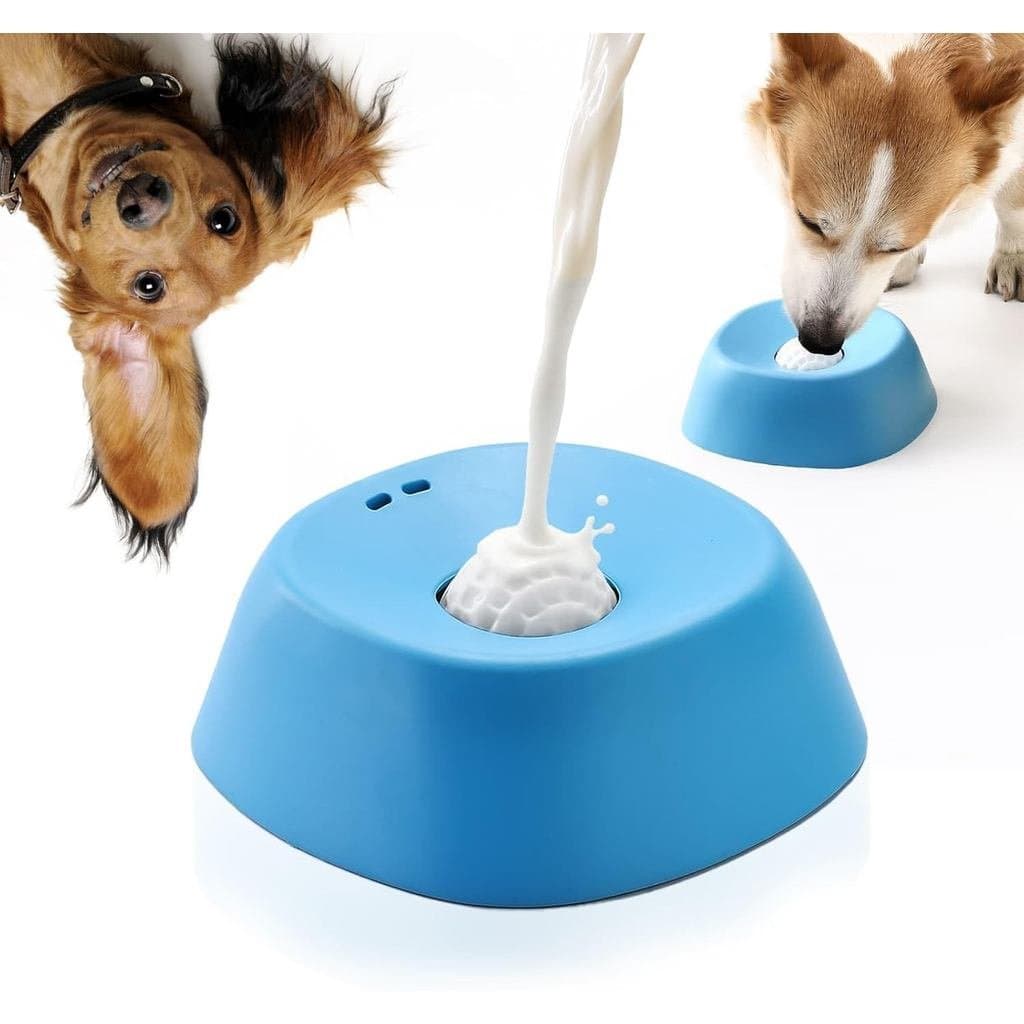 Esfera Interativa para Petiscos Líquidos, Comedouro Lento para Cães, Alimentação Divertida para Cães Pequenos, Médios e