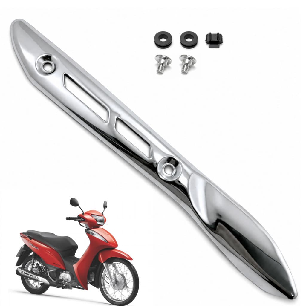 Protetor De Escape Biz 110 2016 a 2017 Pop 110i 2016 a 2024 Pop 100 2007 a 2014 Biz 100 2012 a 2015