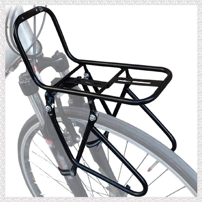 (Otgl) Rack Frontal De Bicicleta , De Transporte De Bagagem De Aço Com Capacidade De 15 Kg Pannier Para De Estrada De Mo