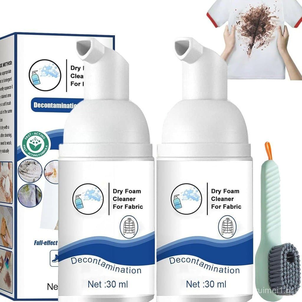 GDSAFS Limpador de Espuma Seca, Limpador de Espuma Seca para Roupas, Limpador de Jaquetas de Pluma, Agente de Limpeza a
