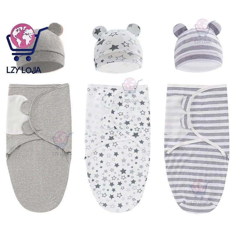 0-6 Meses Baby Swaddle Wrap Anti-kick Saco De Dormir Para Recém-Nascido De Primavera E Algodão De Verão Bebê