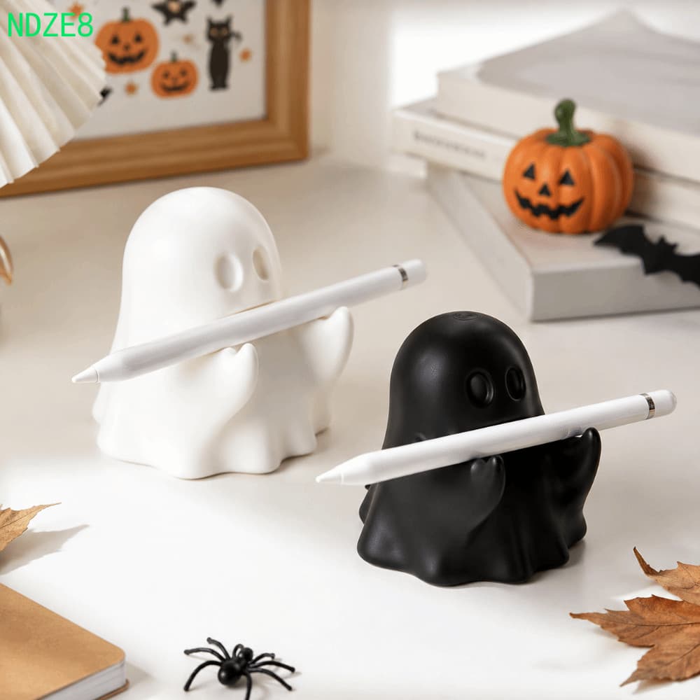 Suporte Para Caneta Fantasma NDZE8 , De Halloween Fofo Impresso Em 3D , Mini Estátua Multifuncional Criativa