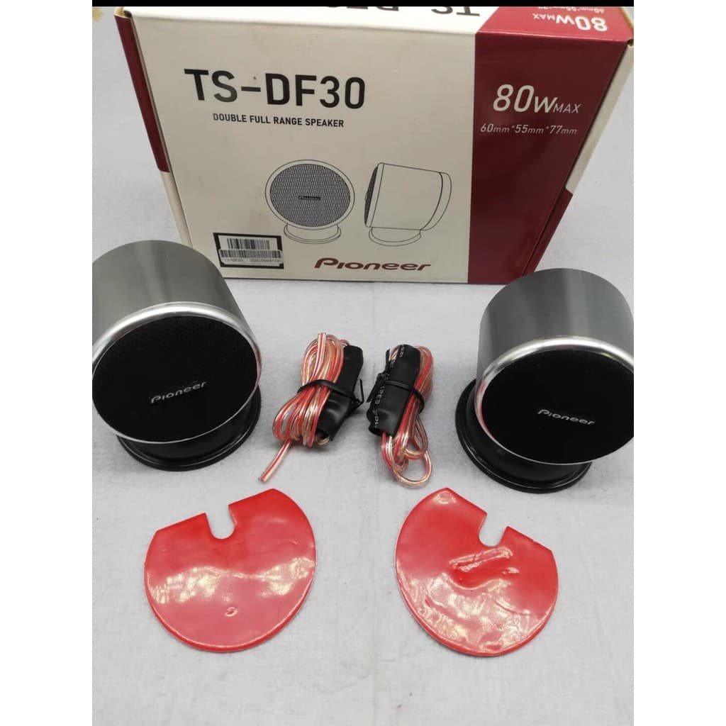 Alto-falante de tom médio em liga de alumínio Pioneer TS-DF30 com Base de áudio para carro de 80 W