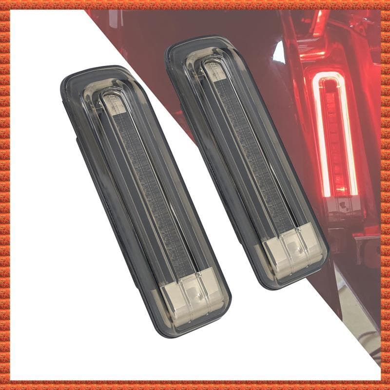 (Zac) Luz LED Traseira Para Touring Road Glide Ultra 2014-Up Alforje Filler Turn Signal Brake Lamp