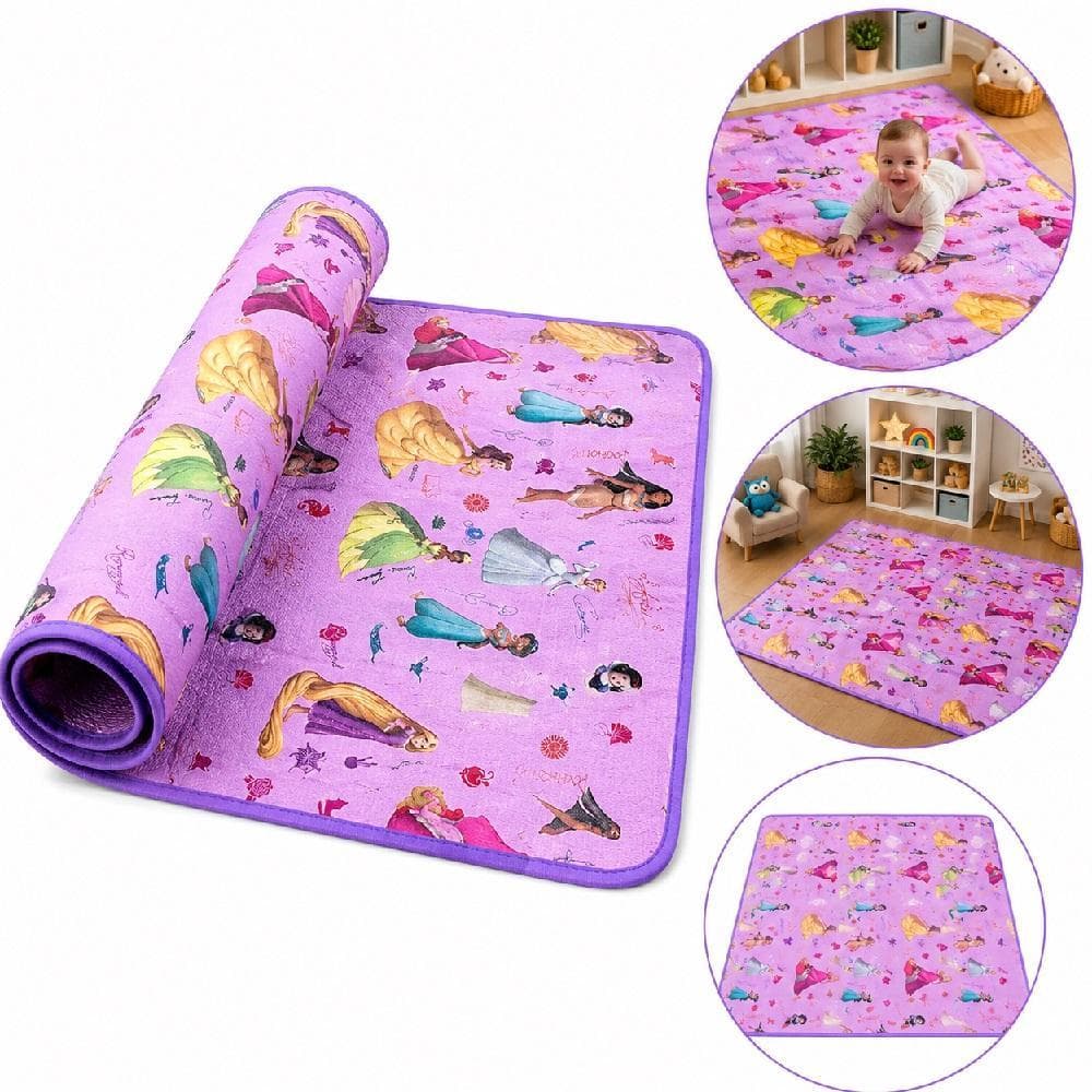 Tapete Infantil Princesas Disney Térmico Dupla Face 180cm