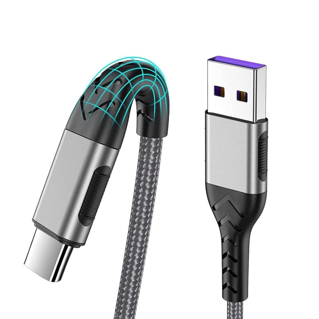 Cabo USB C, Pacote com 2 Cabos de Carregamento Rápido USB Tipo C de 10 pés para Android/Telefone/Pad/Laptop, Cabo USB Tr