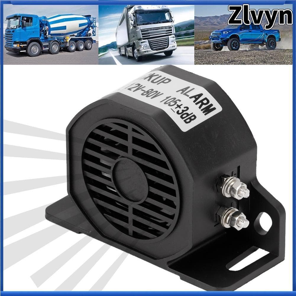 Zlvyn-br 110db super alto carro caminhão invertendo tom buzina bibi campainha alarme sirene alto-falante 12v 15w