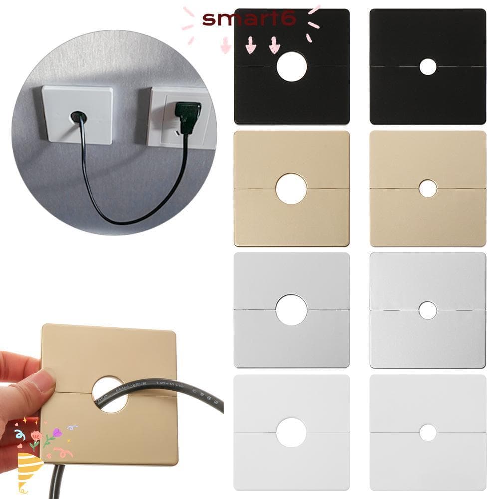 SMART Vents Decor Cap Móveis Útil Exterior Prático Separável Decorativo Parede Fio Buraco Capas