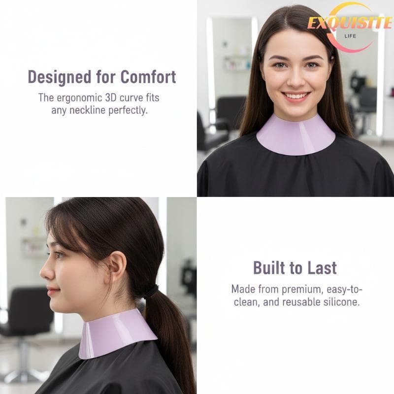 [EL-t] Capa Ne De Silicone Para Estilista Profissional Tingimento E Proteção De Corte De Cabelo Nova