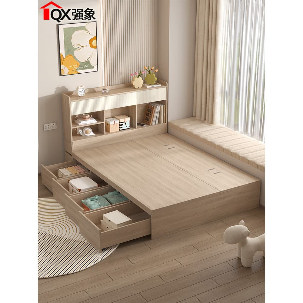 Cabeceira Tatami armazenamento cabeceira armário de cabeceira gaveta caixa placa armazenamento tipo cama mesa chão cama