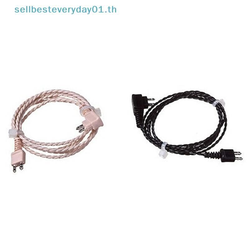 & Sellbest 1pc Cabo Padrão De 2 Pinos Para Auxiliares Corporais De Fio Receptor De Aparelho Auditivo .