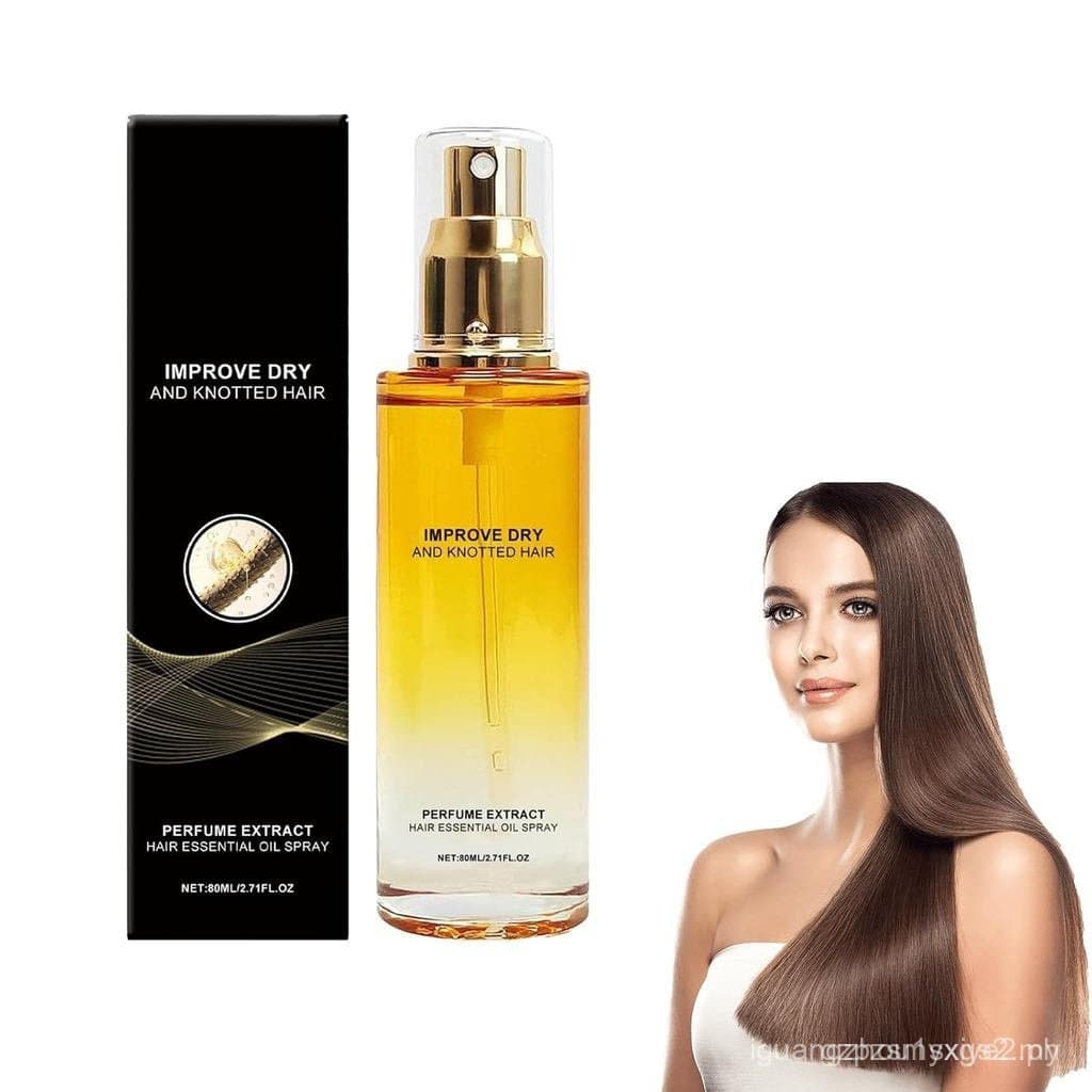 Spray de Óleo Condicionador, 80ml Spray de Óleo Condicionador Fortalecedor para Couro Cabeludo e Cabelo, Condicionador S