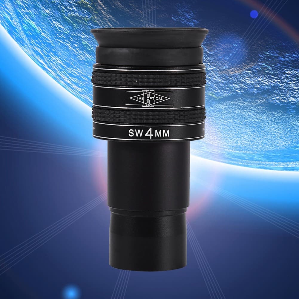 Preto 4mm 1,25 um céu profundo planetário de 58 graus objeta o ocular para o telescópio JS