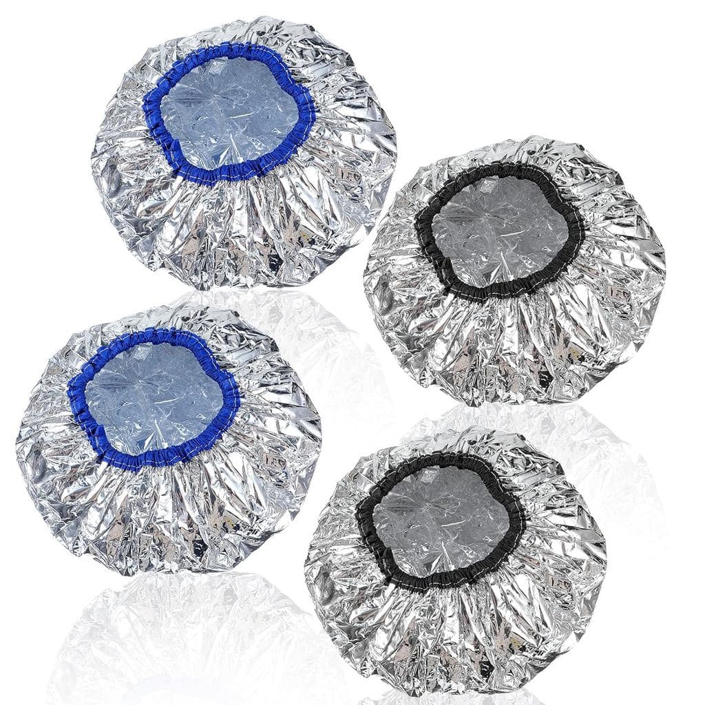 4 Toucas Térmicas para Condicionamento Profundo, Toucas de Banho Espessas para Tratamento com Óleo Quente, Touca de Cond