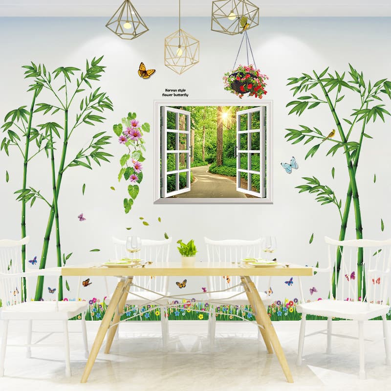 Sala de estar Hotel restaurante decoração da parede adesivos influenciador criativo estilo nórdico auto-adesivo papel de